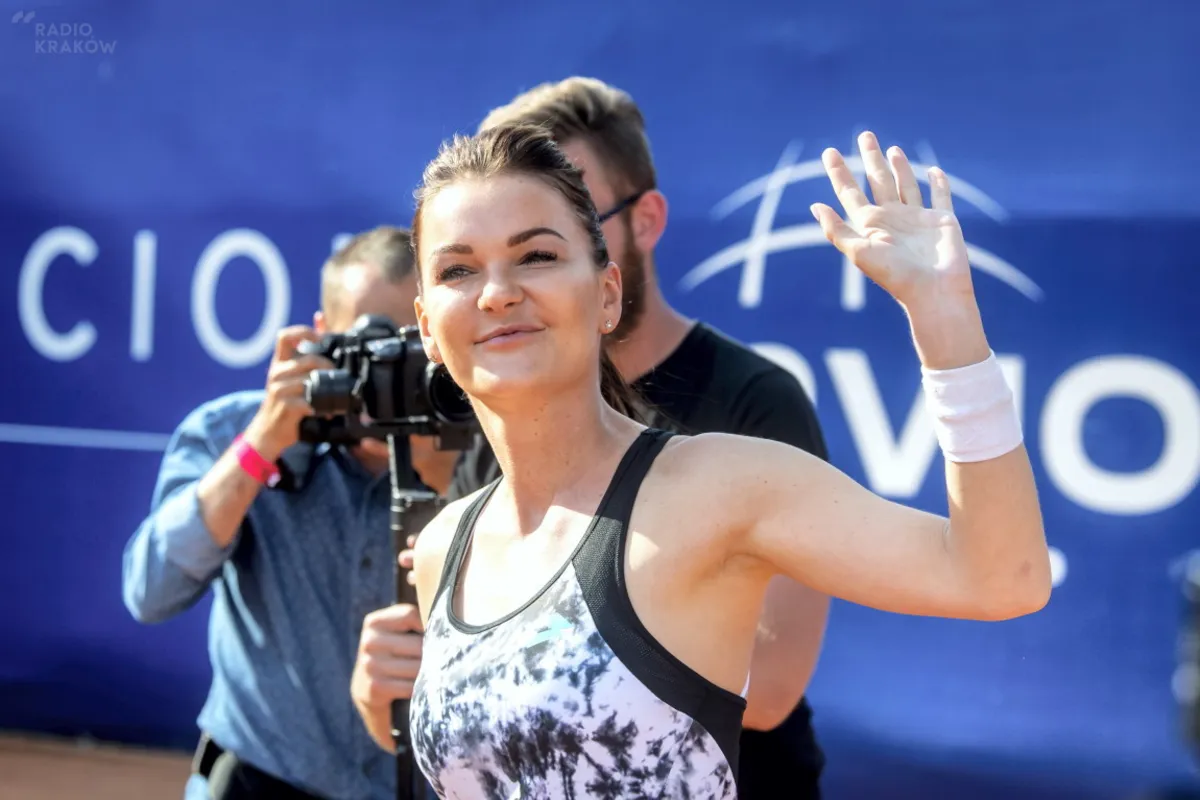 Agnieszka Radwańska rozegrała w Bydgoszczy mecz pokazowy