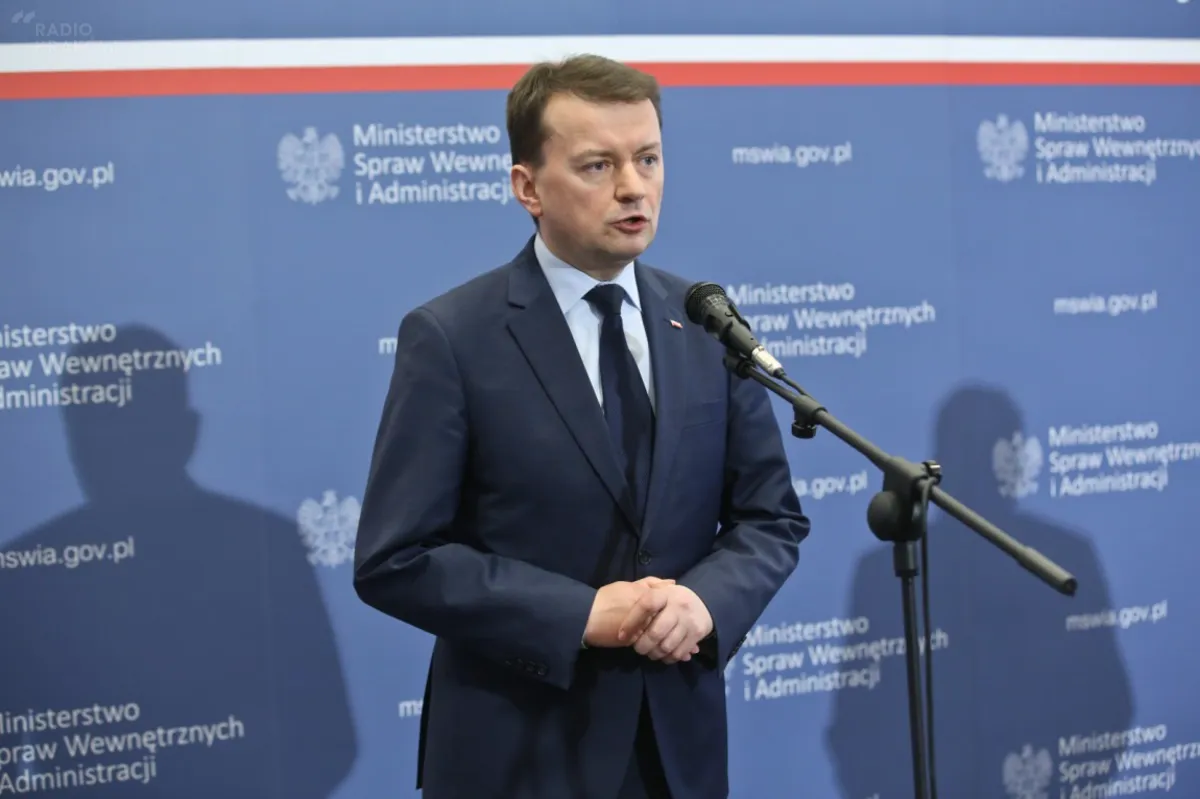 Minister Mariusz Błaszczak: "roboczy projekt ustawy antyterrorystycznej został przyjęty"
