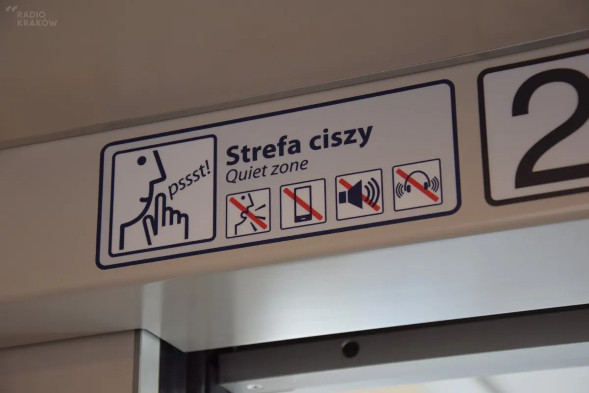 Z Krakowa odjechał pierwszy pociąg Pendolino ze specjalnym "cichym wagonem"