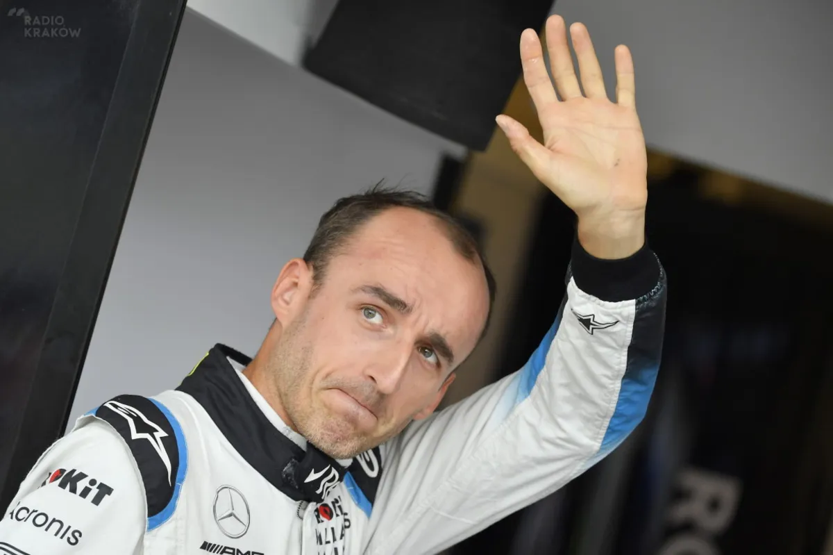 Kubica na końcu stawki podczas treningu. Rekordowy Hamilton