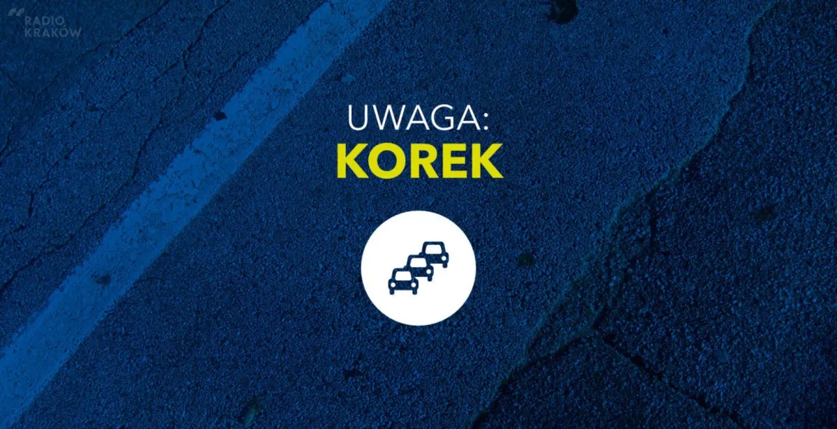 Ogromne korki w Krakowie. Policja puściła ruch buspasem na Wielickiej