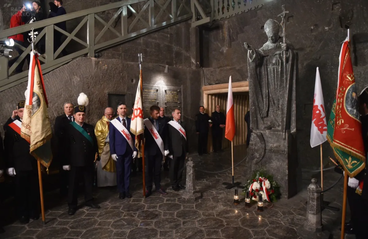 Obrady Komisji Krajowej NSZZ "Solidarność" w kopalni soli Wieliczka