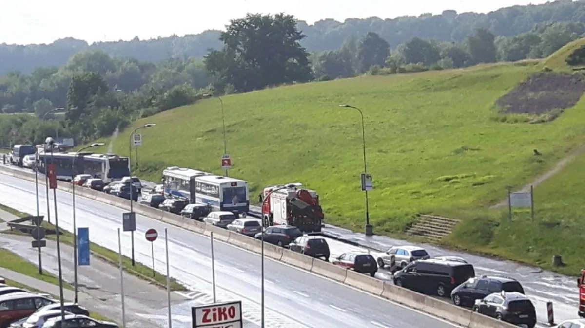 Wypadki i kolizje na małopolskich drogach