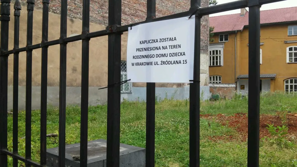 Kapliczka Matki Boskiej wróci na ul. Szujskiego potwierdza wojewódzki konserwator zabytków
