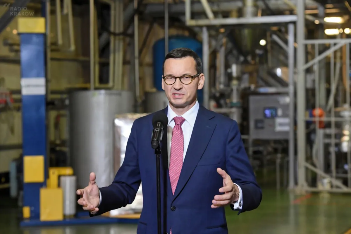 Premier Morawiecki w Olkuszu: chcemy wzajemności w handlu zagranicznym 