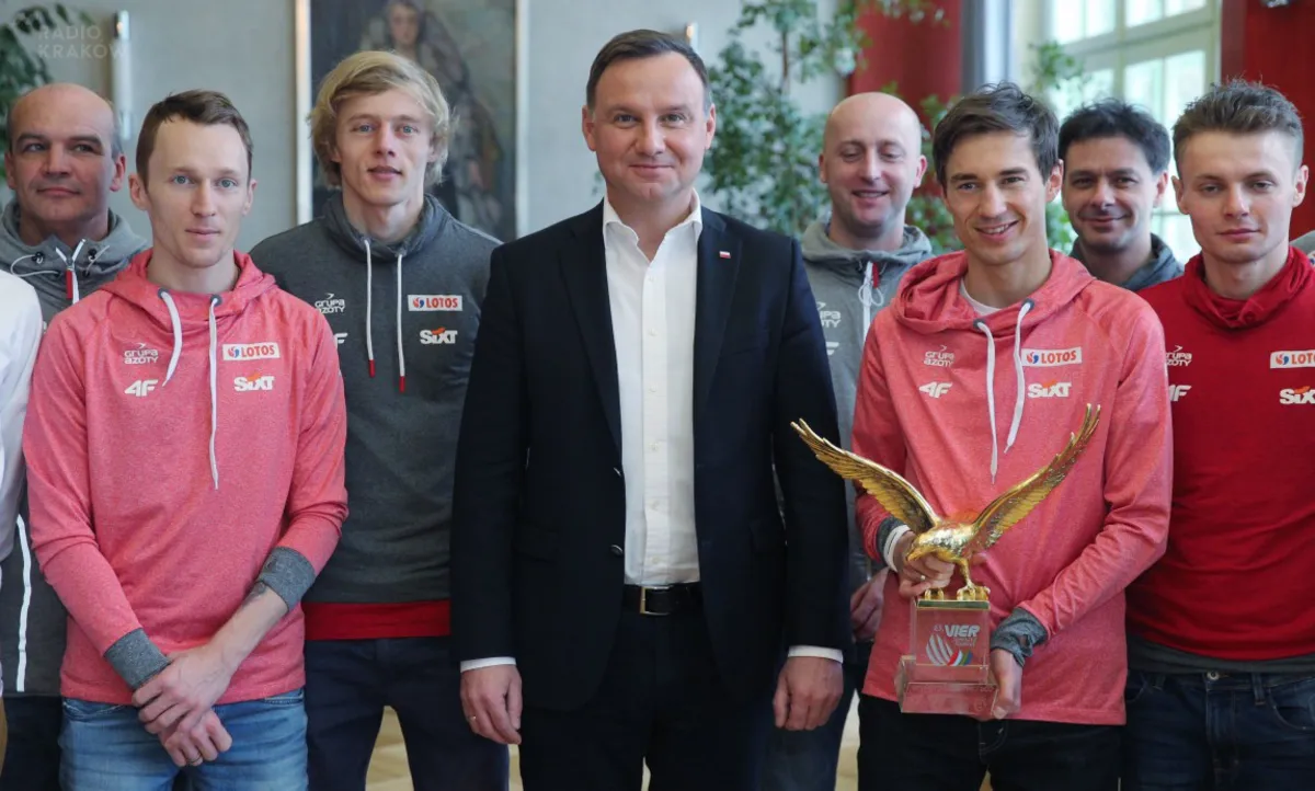 Skoczkowie na śniadaniu u prezydenta