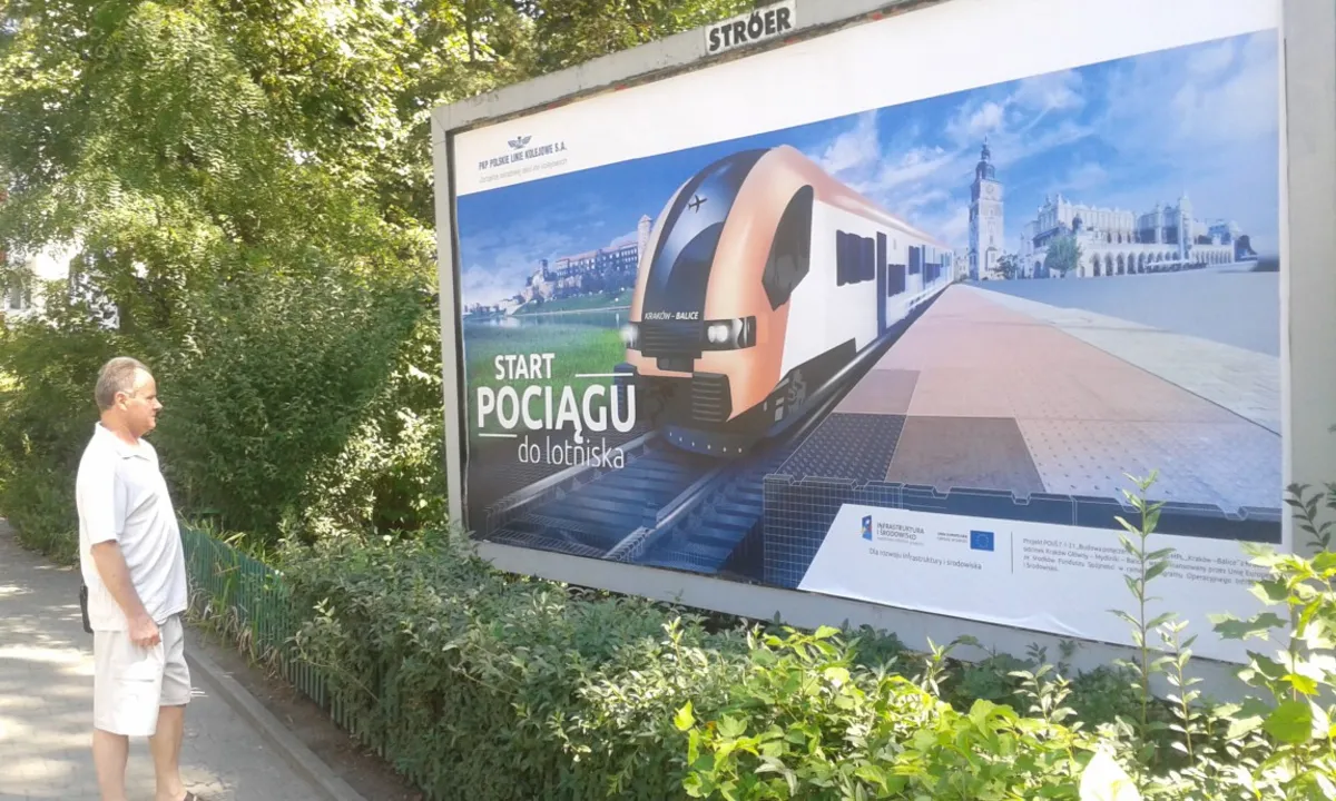 We wrześniu pociągi do Kraków Airport nie pojadą