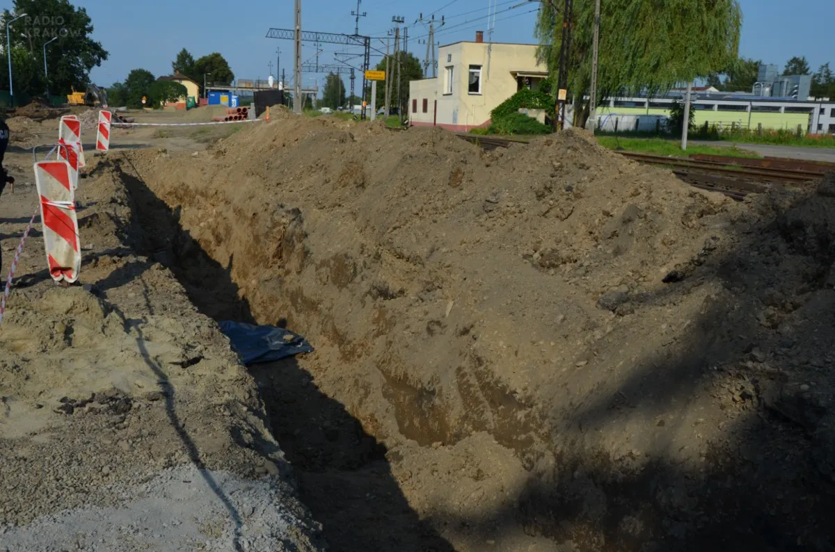 Ludzkie szczątki na terenie remontowanej drogi w Bieczu