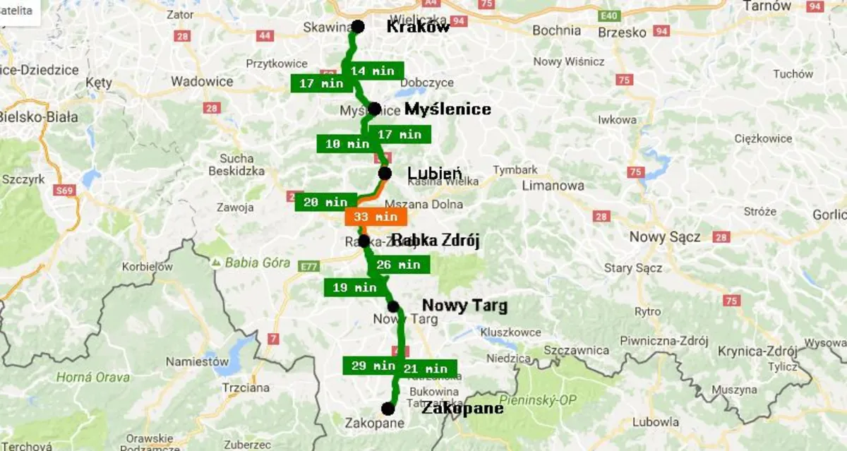 Ostatni weekend wakacji.  Spokojnie na małopolskich drogach