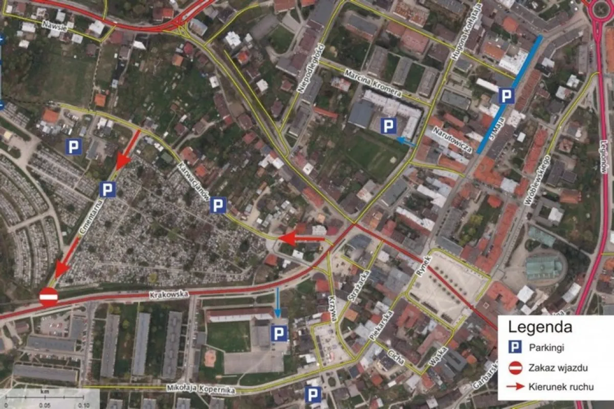 Gorlice: sprawdź zmiany w organizacji ruchu w trakcie dnia Wszystkich Świętych