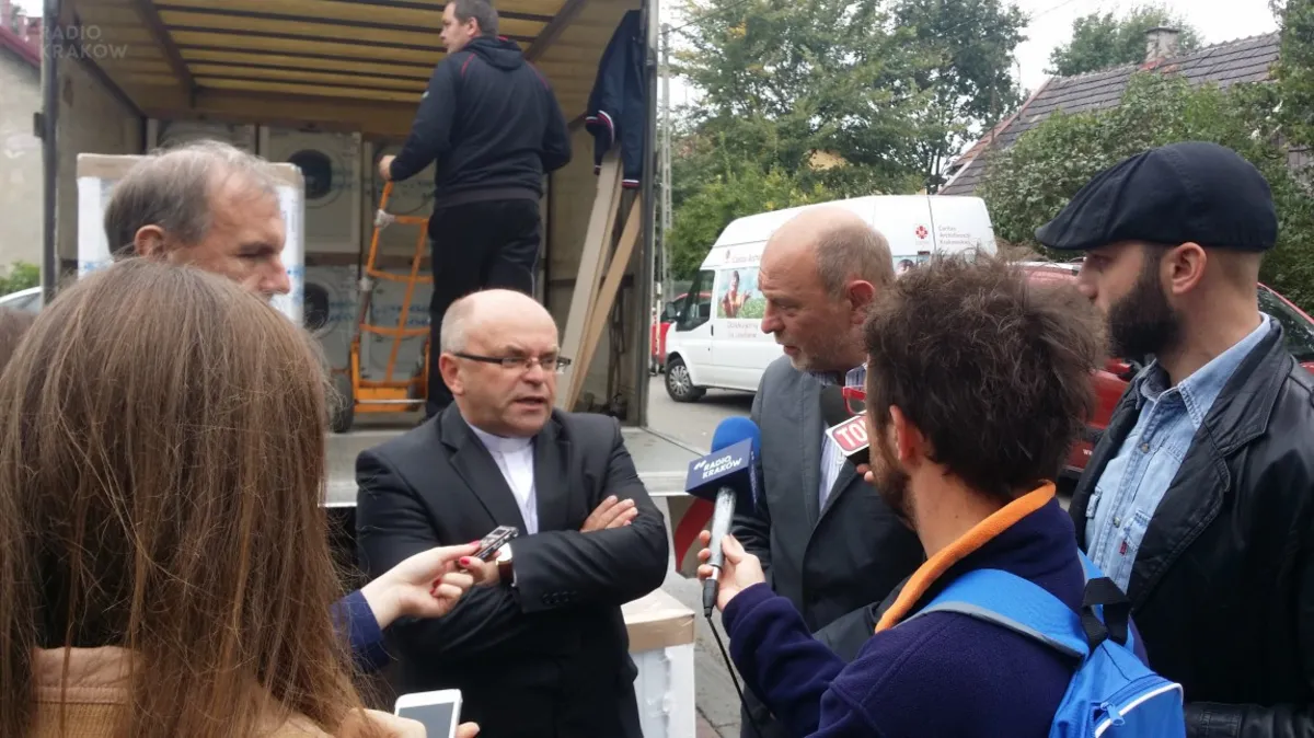 Nietypowe dary z krakowskiej Caritas dla uchodźców z Ukrainy 