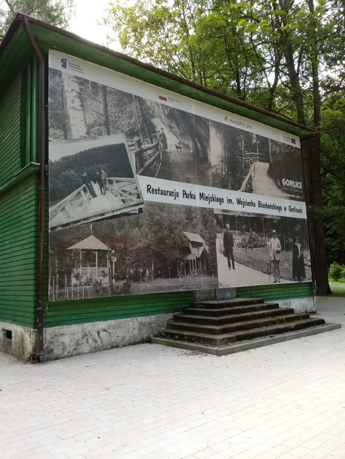 Dawna restauracja Parkowa straszy swoim wyglądem w gorlickim parku miejskim