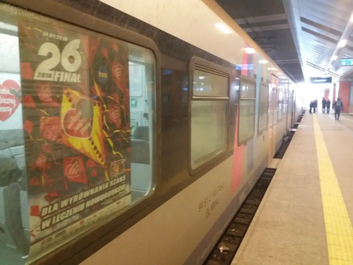 Bilet za datek na WOŚP. Orkiestrowy pociąg na małopolskich torach