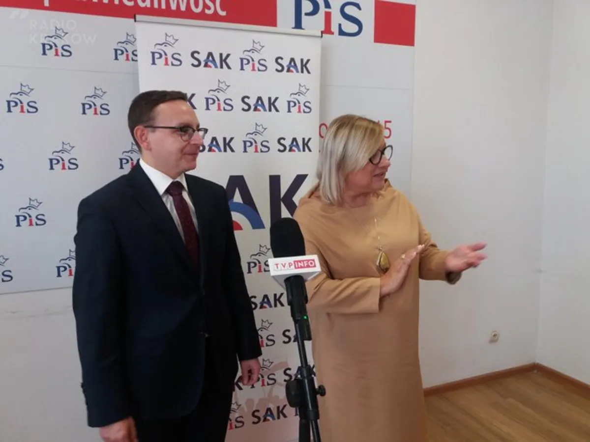 Beata Kempa poparła Piotra Saka
