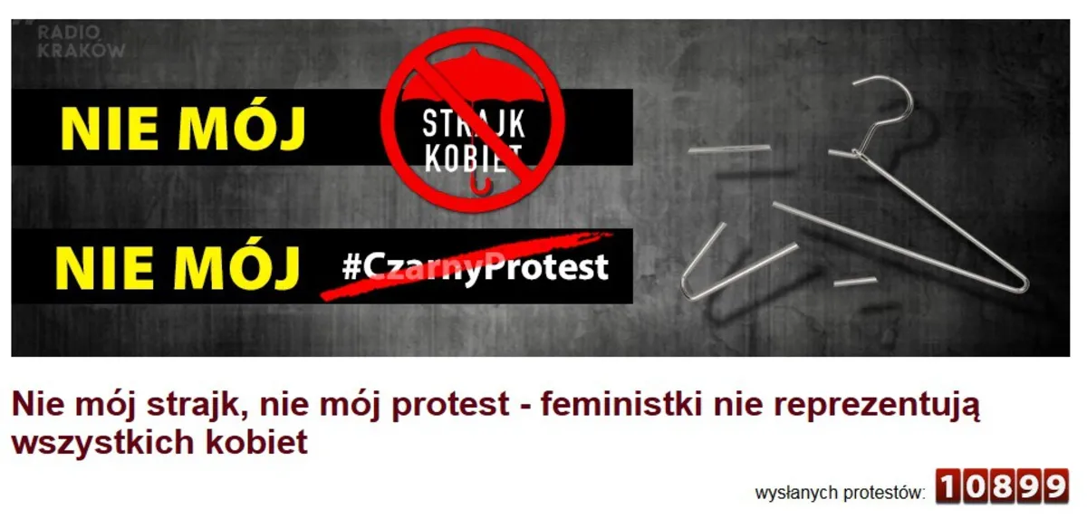 Już blisko 11 tysięcy osób podpisało się pod internetowym listem "Nie mój strajk, nie mój protest"
