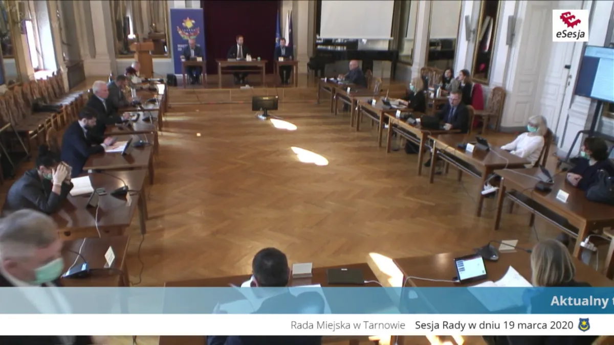 Tarnowska Rada Miasta obradowała mimo koronawirusa