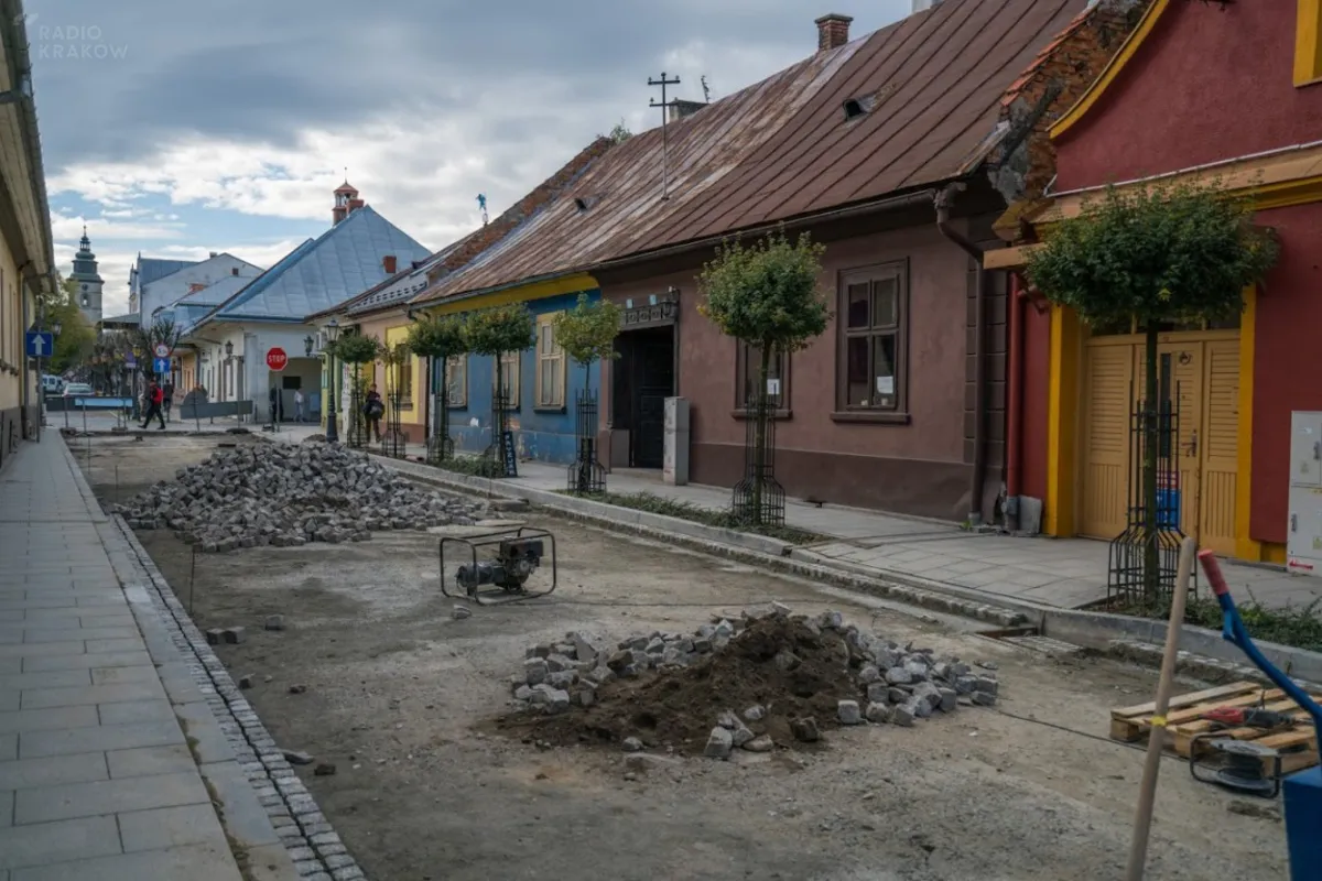 Remont ulic w centrum Starego Sącza potrwa jeszcze miesiąc