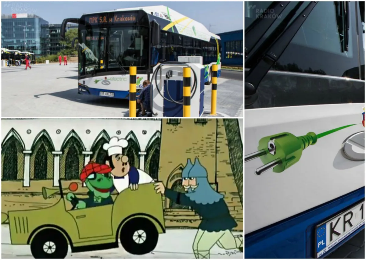 W elektrycznych autobusach MPK dźwięk silnika z... "Porwania Baltazara Gąbki". Sprostowanie