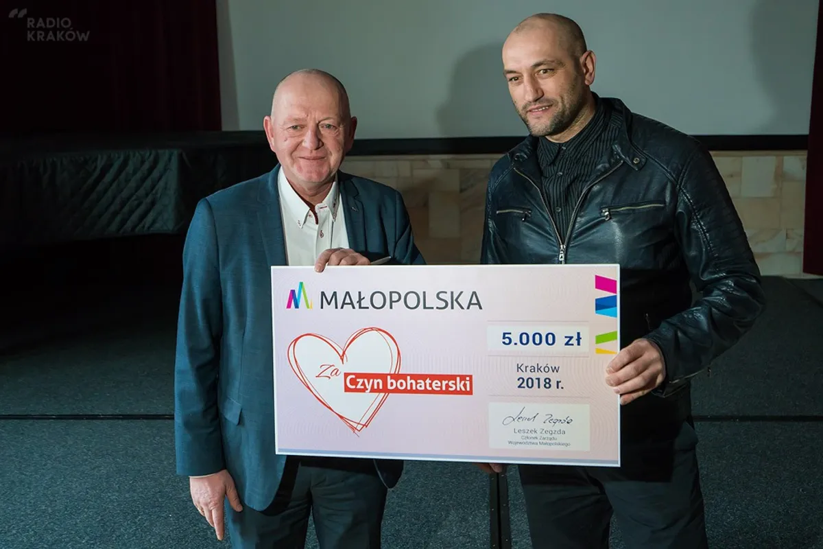 Kolejna nagroda dla Piotra Fałowskiego za próbę uratowania życia