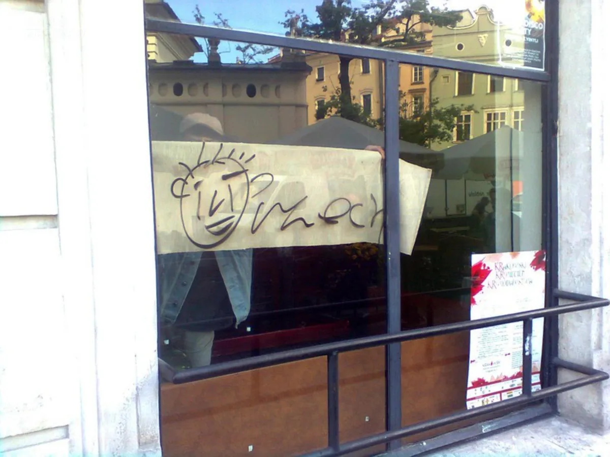 Grafitti na Rynku