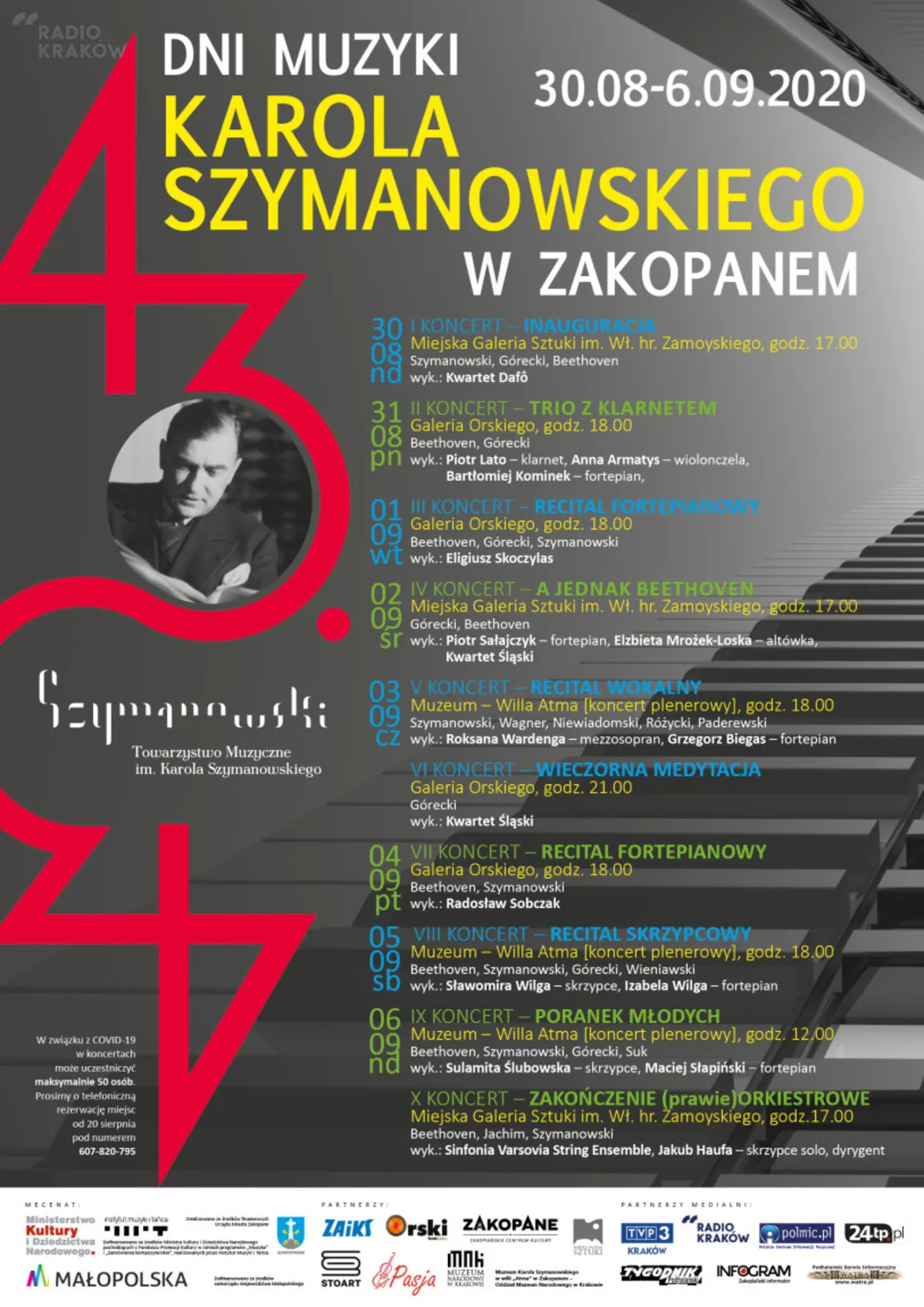 43. Dni Muzyki Karola Szymanowskiego 