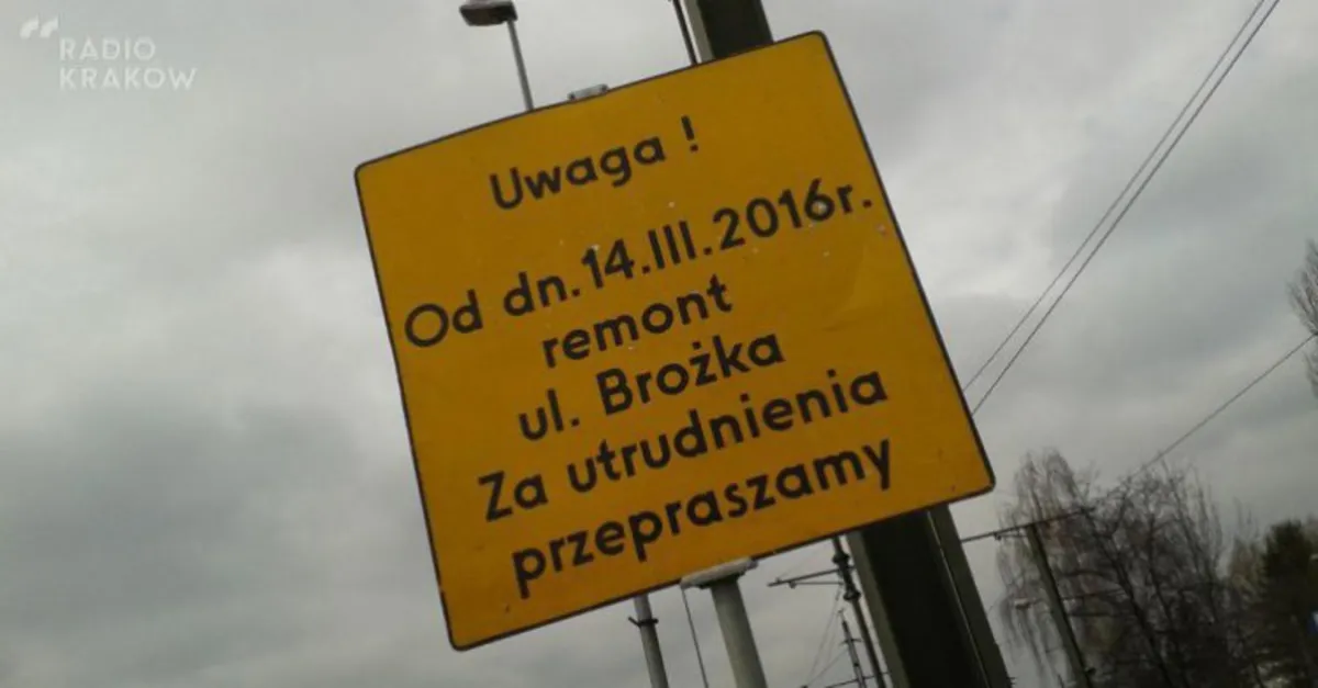 ZIKiT podał terminy remontów nakładkowych na południu Krakowa. SPRAWDŹ HARMONOGRAM
