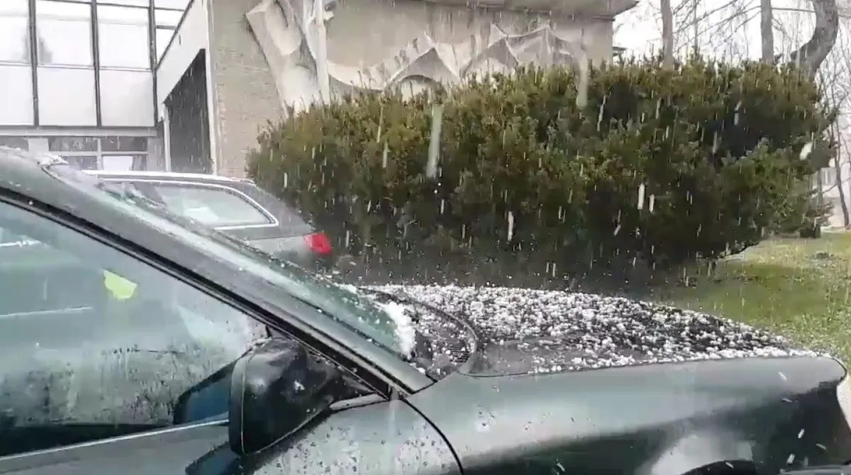 Uwaga na załamanie pogody! Silne opady gradu i deszczu w Zakopanem