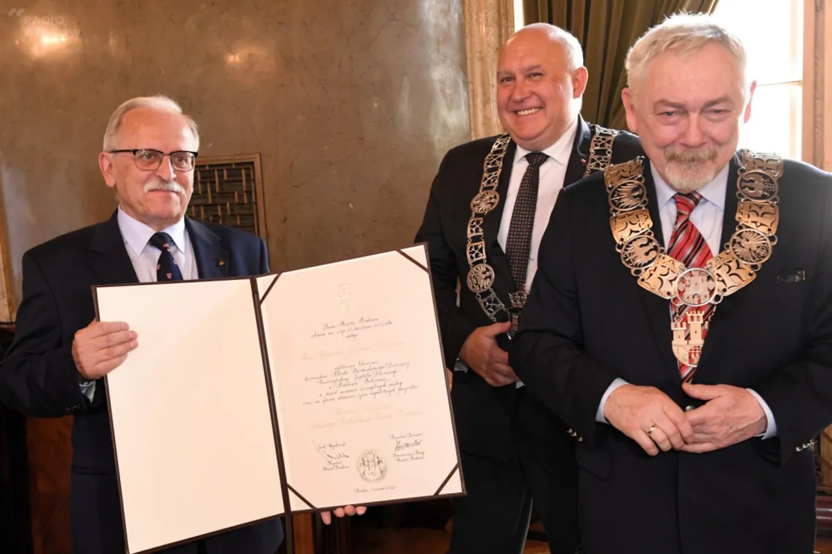 Tłumaczka Biserka Rajcić i prof. Janusz Skalski honorowymi obywatelami Krakowa