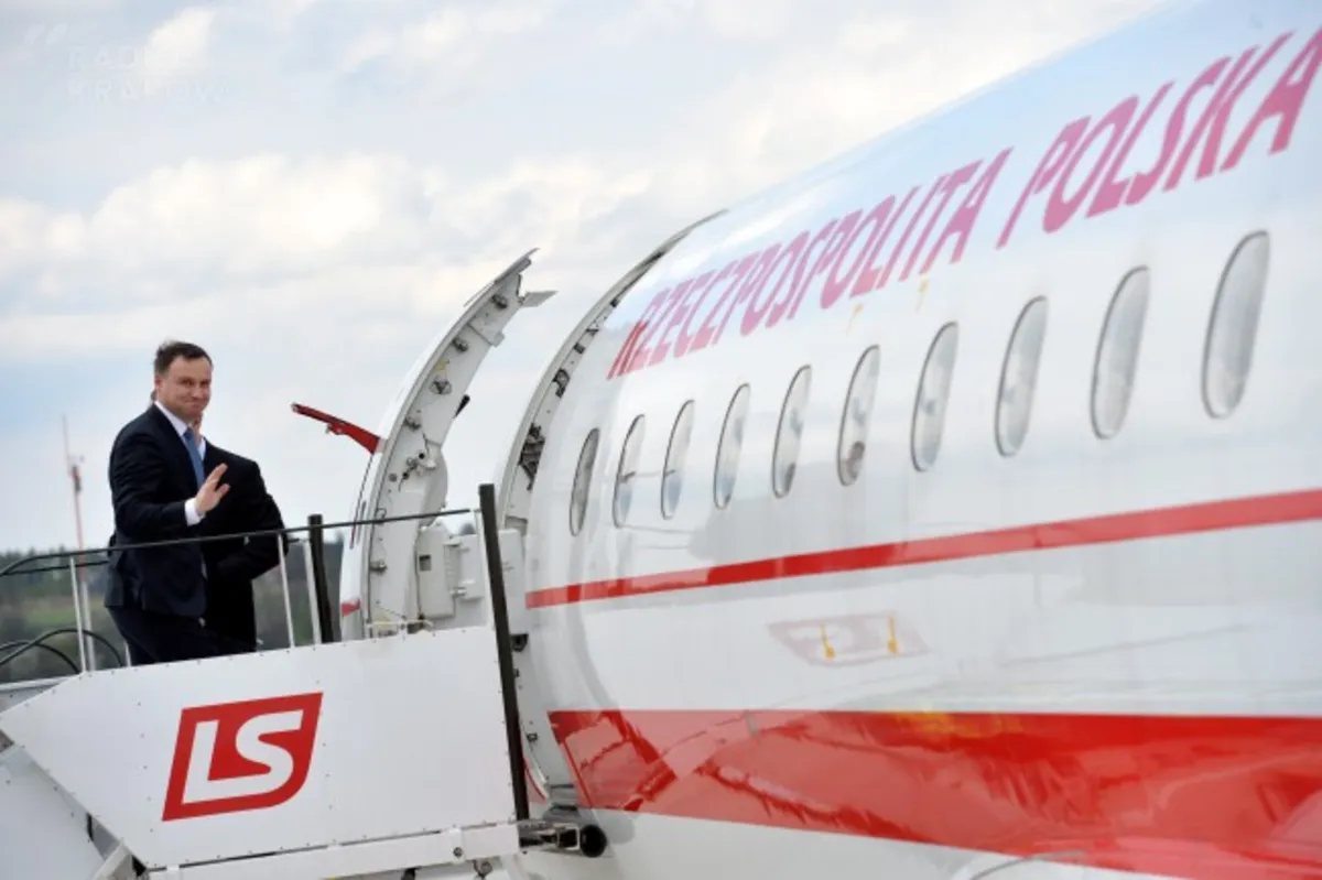 Prezydent Andrzej Duda wyruszył z krakowskiego lotniska na serię zagranicznych wizyt