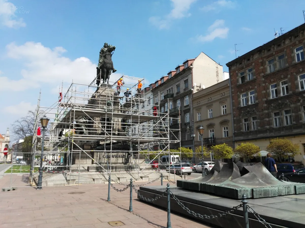 Niebawem ruszy remont pomnika Grunwaldzkiego na placu Matejki w Krakowie