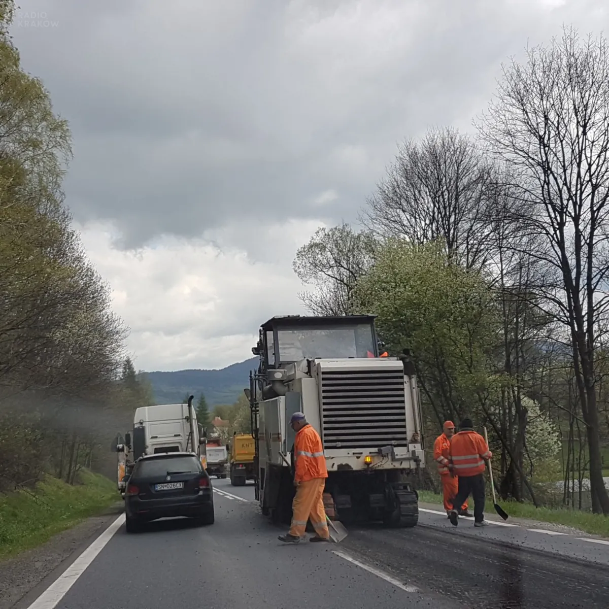 Prace drogowe na Zakopiance. Obowiązuje ruch wahadłowy