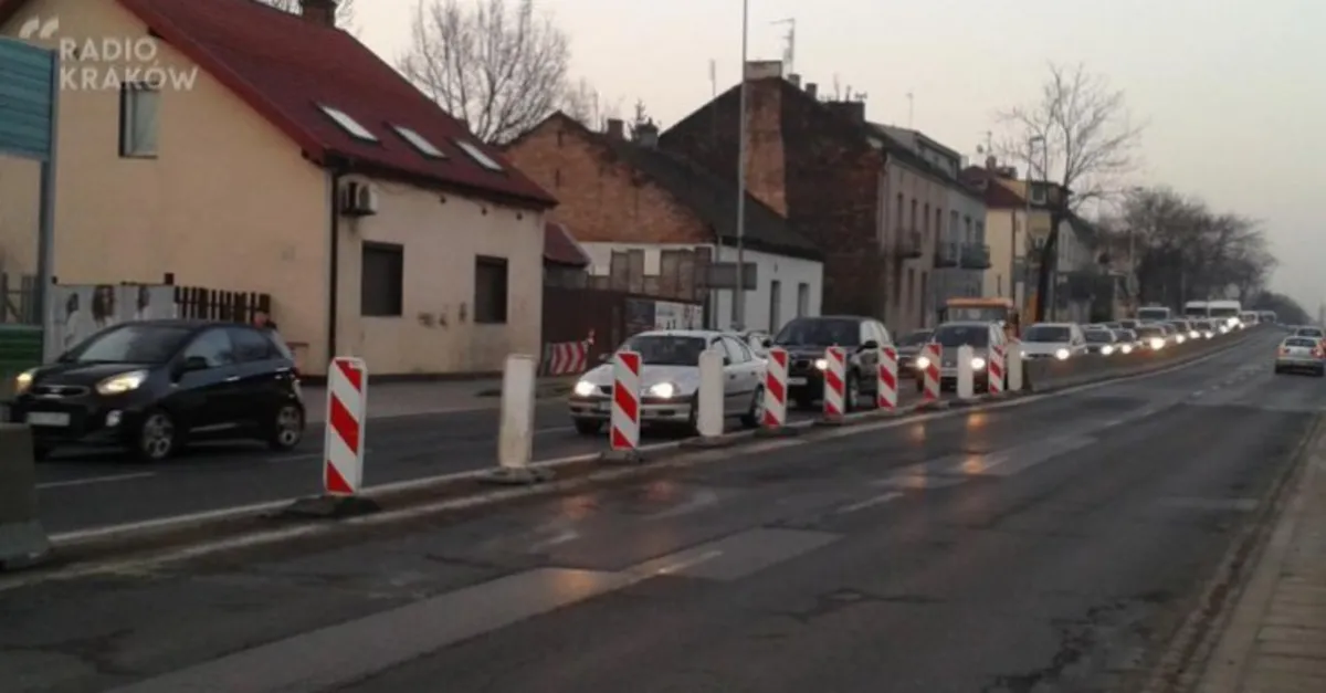 Koniec utrudnień na ulicy Zakopiańskiej w Krakowie. Zostały już tylko niewielkie prace wykończeniowe