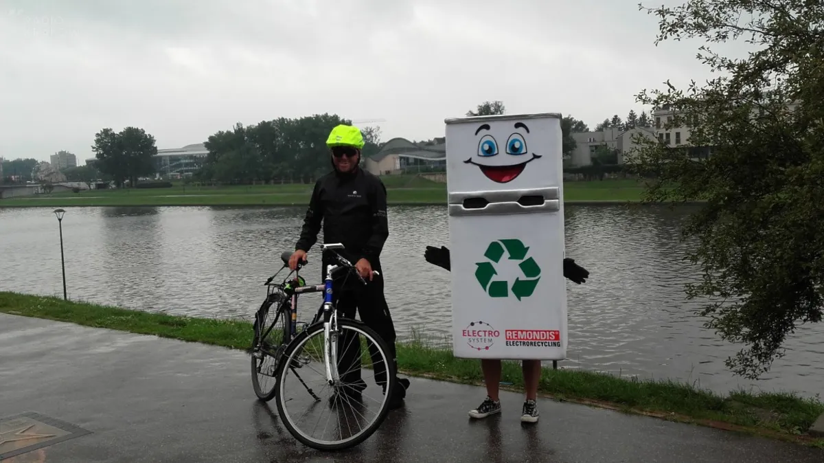 Rowerowa wyprawa wzdłuż Wisły, a przy okazji promocja ekologicznego trybu życia