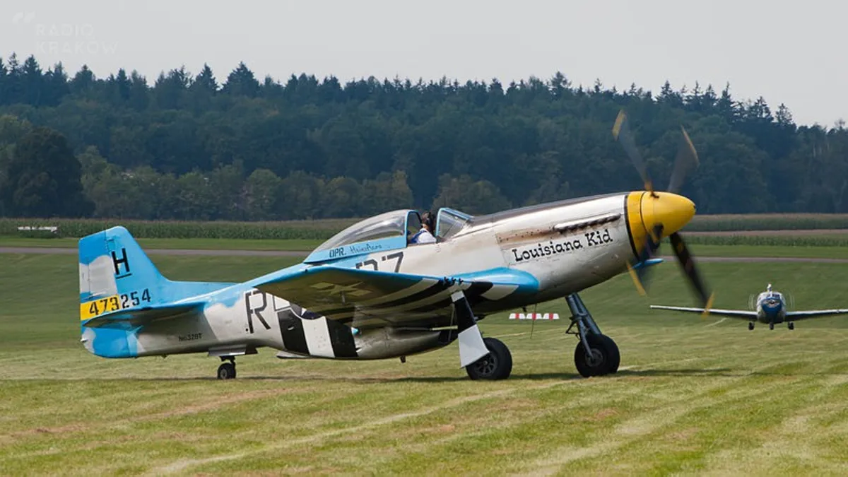 Samolot P-51D Mustang będzie gwiazdą Małopolskiego Pikniku Lotniczego. WIDEO