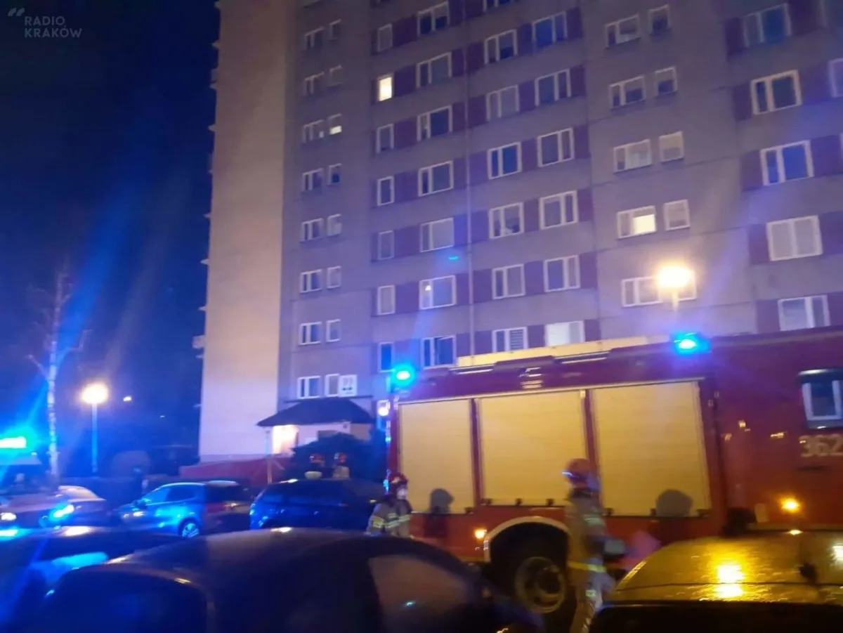 Tragiczny pożar w Tarnowie, jedna osoba nie żyje