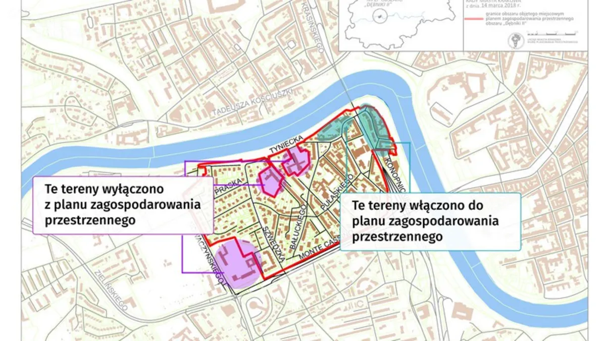 Nie zabudują okolic Wawelu. Prezydent zmienia zdanie