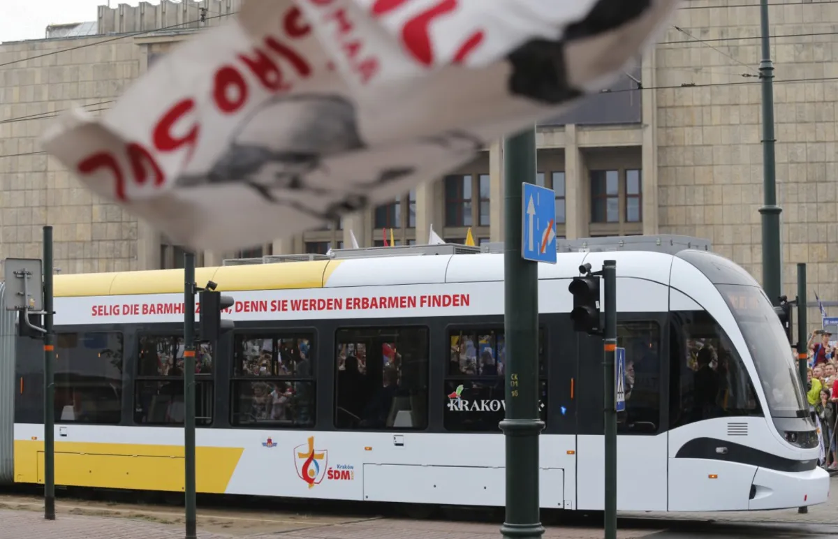Papal Tram - tak będzie się nazywał tramwaj, którym jechał papież 