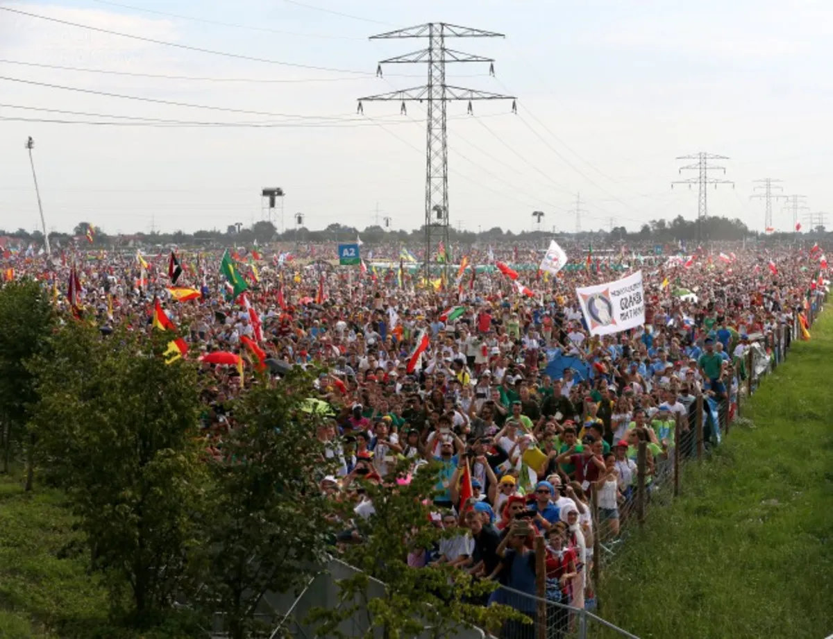 Zakończyła się msza św. w Campusie Misericordiae w Brzegach