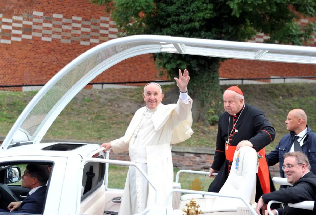 Papież Franciszek podziękował narodowi i Kościołowi w Polsce za serdeczne przyjęcie