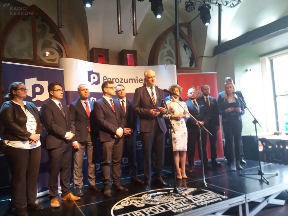 Jarosław Gowin przedstawił kandydatów Porozumienia do sejmiku i rad miasta
