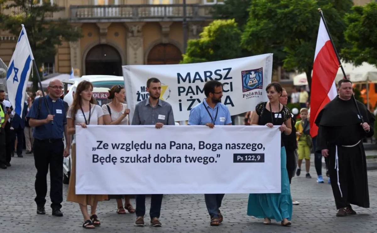Przez Kraków przeszedł Marsz Pamięci i Życia. Upamiętnił obecność Żydów w historii miasta 