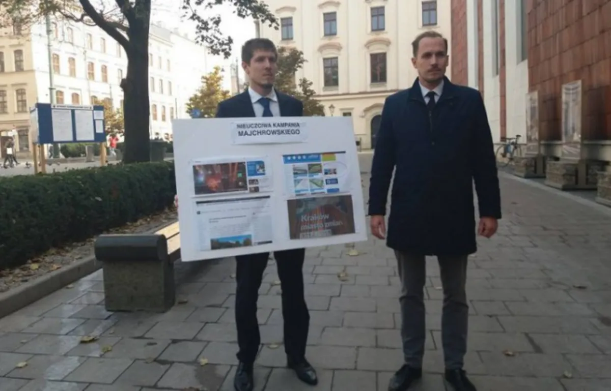 Berkowicz oskarża Majchrowskiego o finansowanie kampanii z pieniędzy podatników