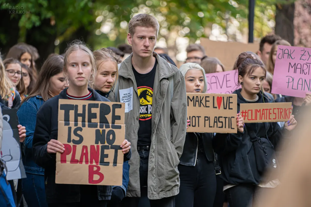 Protest klimatyczny nie ominął także Nowego Sącza