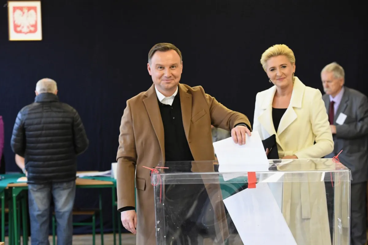 Prezydent Andrzej Duda oddał głos w wyborach samorządowych