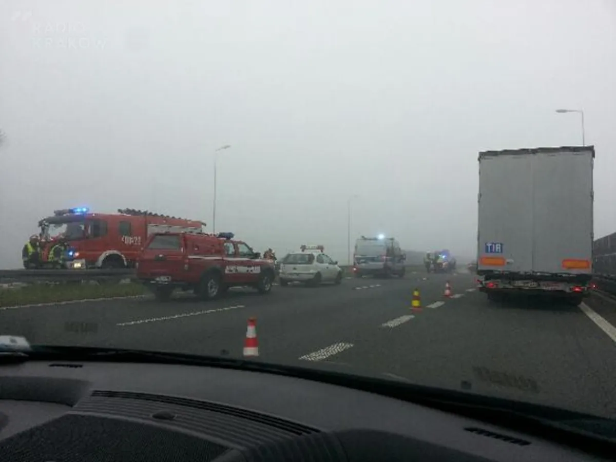 Śmiertelny wypadek na autostradzie A4. Zginął mężczyzna