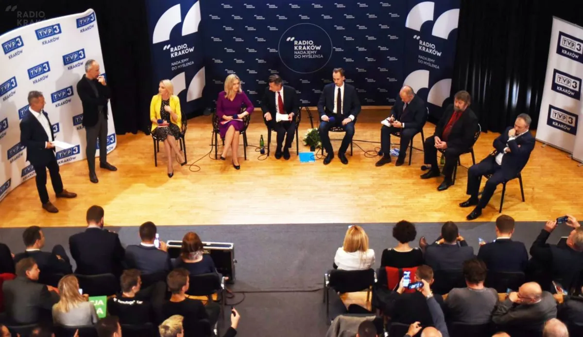 Otwarta debata wyborcza Radia Kraków i TVP 3 Kraków w Krakowie