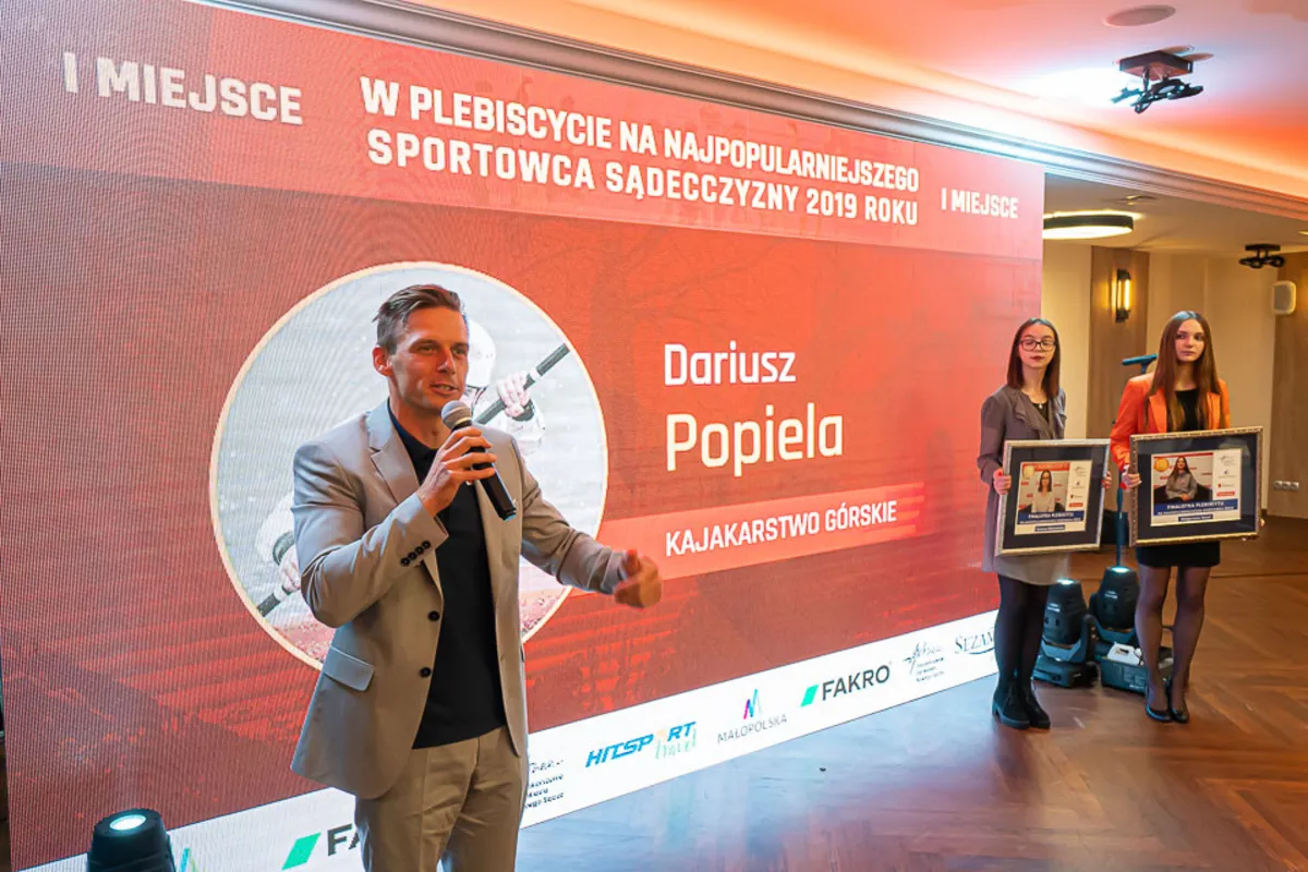 Kajakarz Dariusz Popiela Najpopularniejszym Sportowcem Sądecczyzny 2019 roku