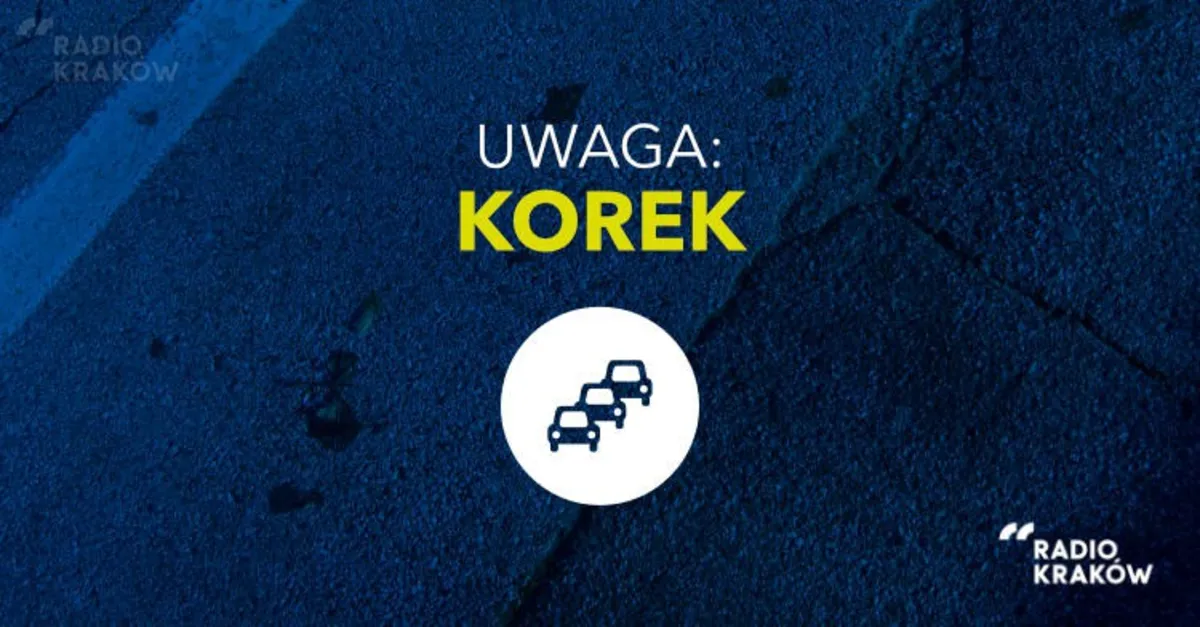 Budowa nowej stacji benzynowej znowu sparaliżowała ruch na ulicy Opolskiej w Krakowie