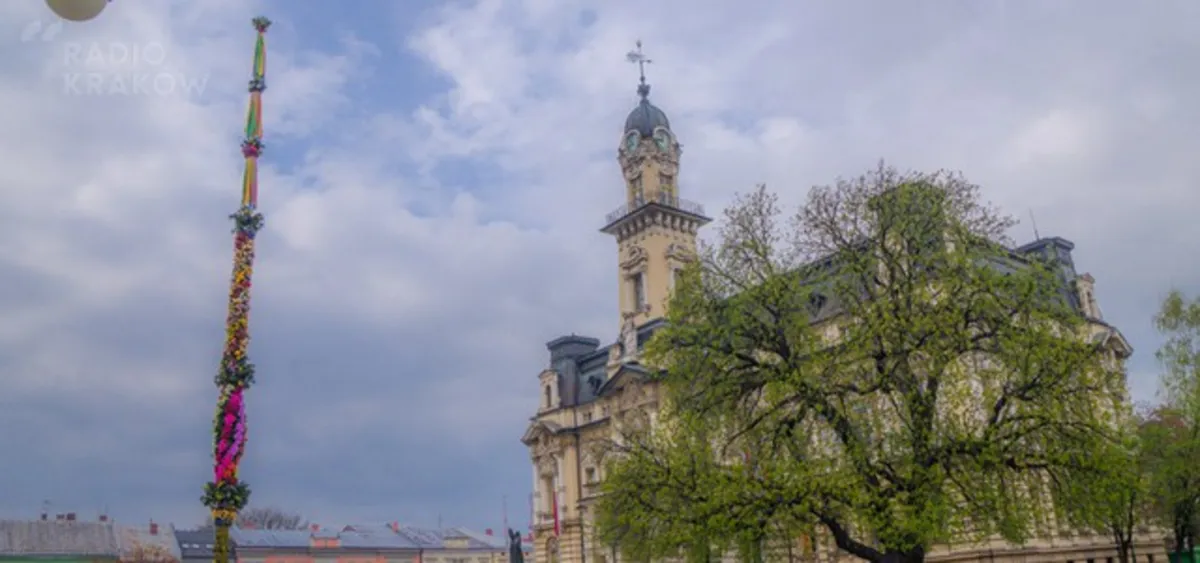Na sądeckim rynku stanęła świąteczna palma. ZDJĘCIA