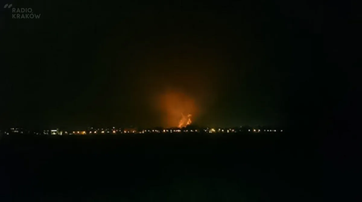 Kolejny niepokojący rozbłysk nad nowohuckim kombinatem
